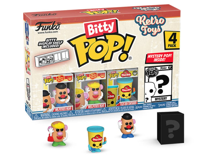 Retro Toys Bitty Pop! Mr. Potato Head Four-Pack Gallery Image 1