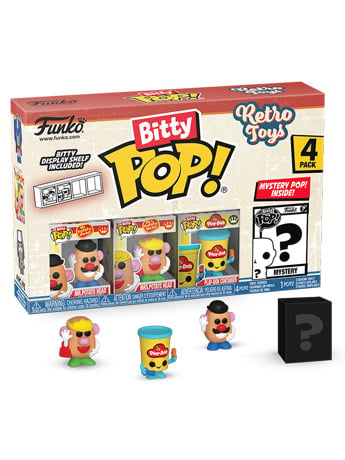 Retro Toys Bitty Pop! Mr. Potato Head Four-Pack Gallery Image 2