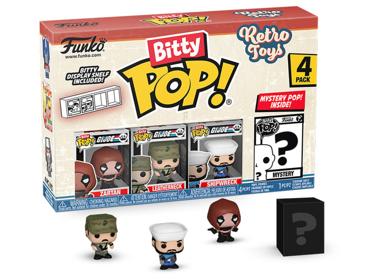 Retro Toys Bitty Pop! G.I. Joe Four-Pack Gallery Image 1