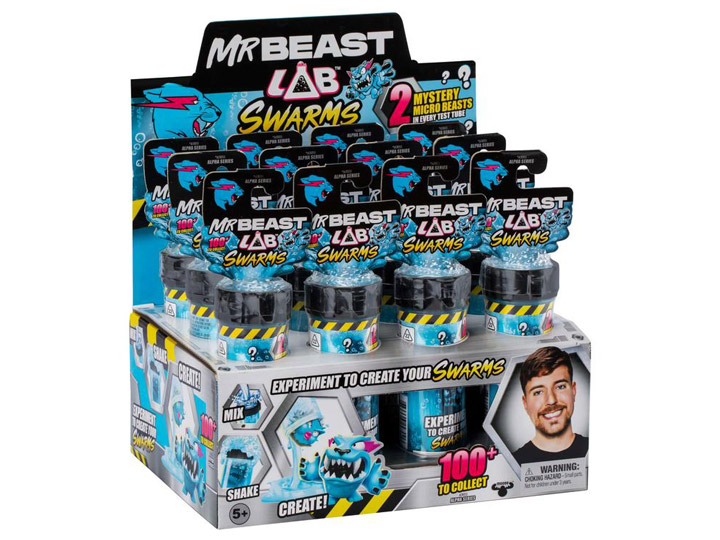 MrBeast Lab Swarms Box of 12 Test Tube Two-Packs Gallery Image 1
