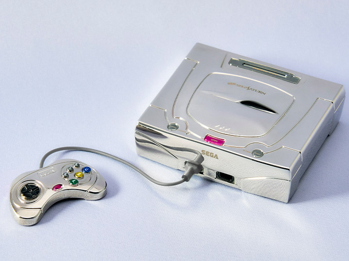 SEGA Hardware Series Bright Arts Gallery Sega Saturn (White Ver.) Figure Gallery Image 1