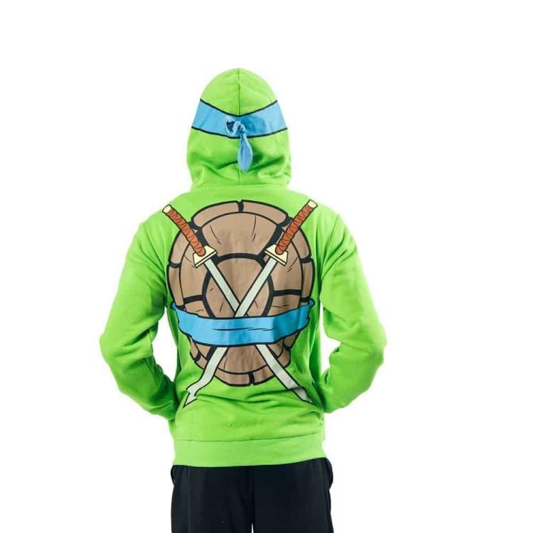 Teenage Mutant Ninja Turtles Leonardo Cosplay Zip-Up Hoodie Gallery Image 4