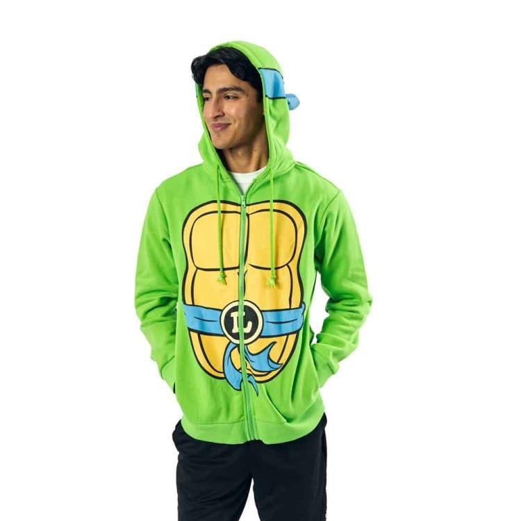 Teenage Mutant Ninja Turtles Leonardo Cosplay Zip-Up Hoodie Gallery Image 3