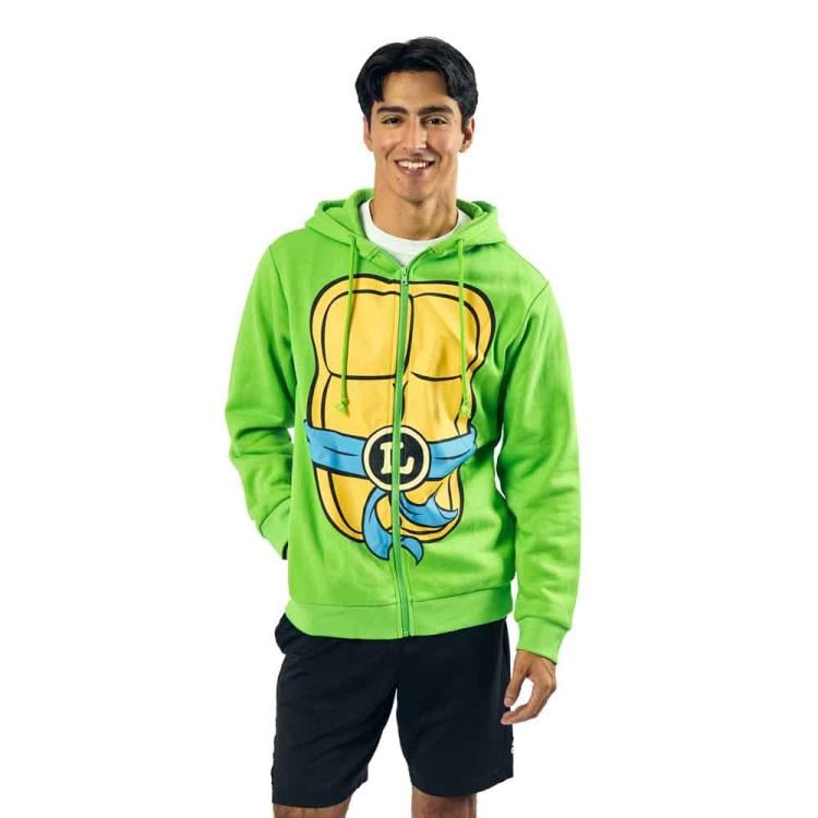 Teenage Mutant Ninja Turtles Leonardo Cosplay Zip-Up Hoodie Gallery Image 6