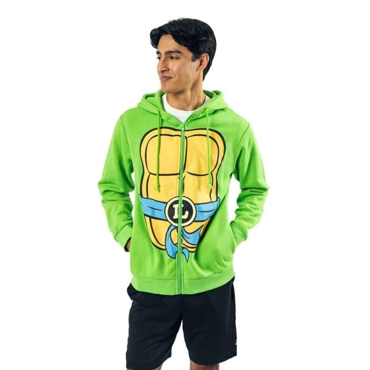 Teenage Mutant Ninja Turtles Leonardo Cosplay Zip-Up Hoodie Gallery Image 5