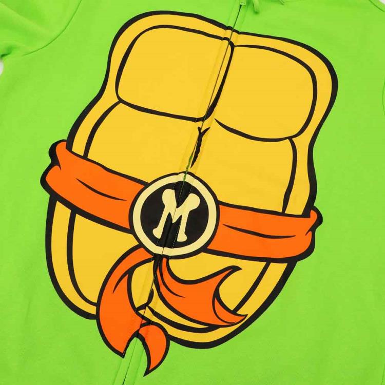 Teenage Mutant Ninja Turtles Michelangelo Cosplay Zip-Up Hoodie Gallery Image 8