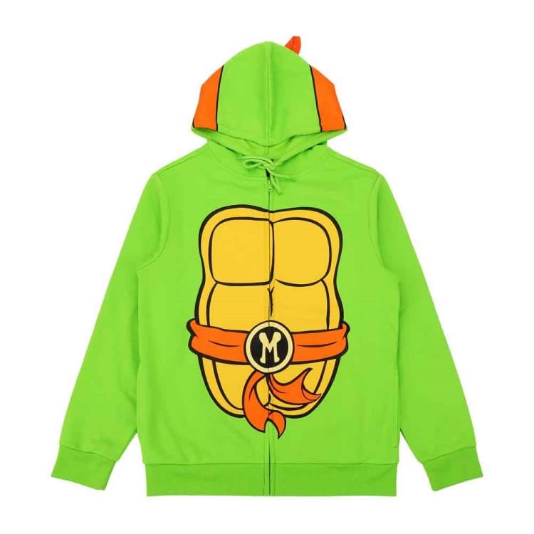 Teenage Mutant Ninja Turtles Michelangelo Cosplay Zip-Up Hoodie Gallery Image 7