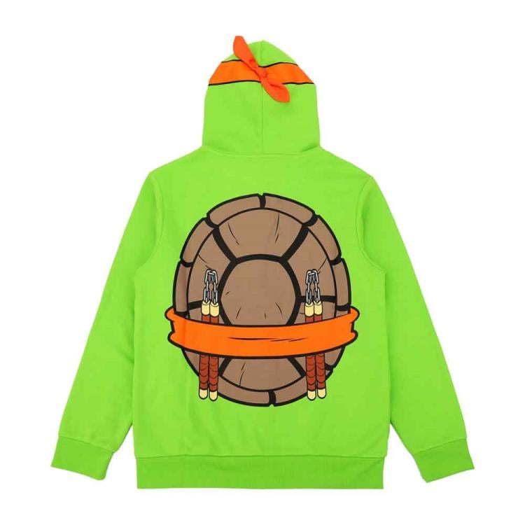 Teenage Mutant Ninja Turtles Michelangelo Cosplay Zip-Up Hoodie Gallery Image 9