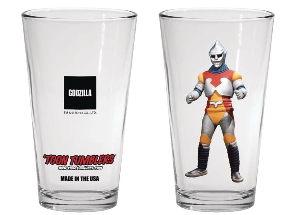 Toho Toon Tumblers Jet Jaguar Pint Glass Gallery Image 3