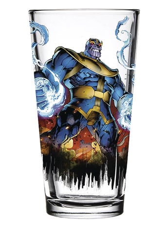Marvel Comics Toon Tumblers Thanos Pint Glass Gallery Image 2