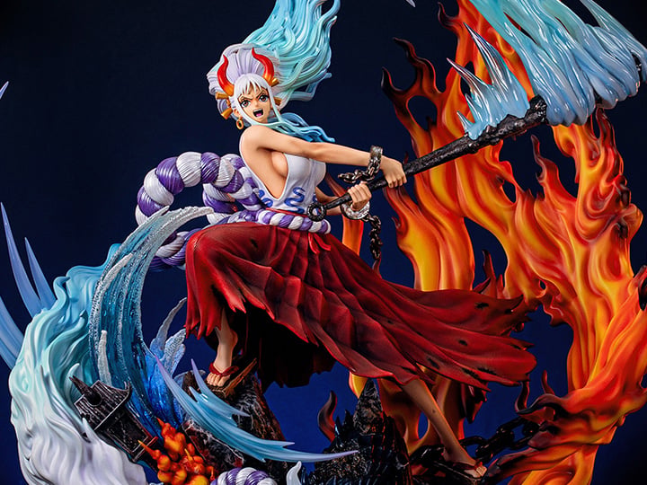 One Piece Yamato Limited Edition Statue (Solid Flame Ver.)