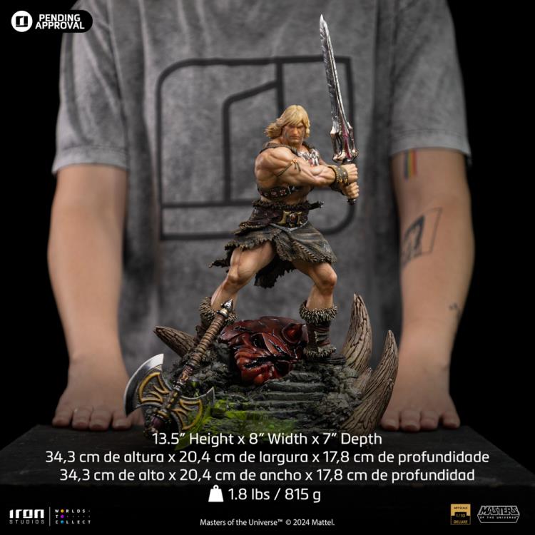 Masters of the Universe He-Man Unleashed 1/10 Deluxe Art Scale Limited Edition Statue Gallery Image 16