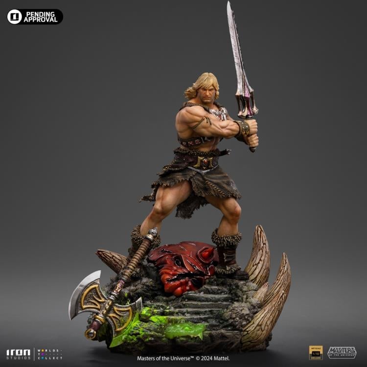 Masters of the Universe He-Man Unleashed 1/10 Deluxe Art Scale Limited Edition Statue Gallery Image 5