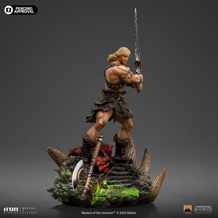 Masters of the Universe He-Man Unleashed 1/10 Deluxe Art Scale Limited Edition Statue Gallery Image 7