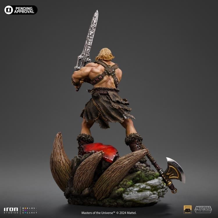 Masters of the Universe He-Man Unleashed 1/10 Deluxe Art Scale Limited Edition Statue Gallery Image 8