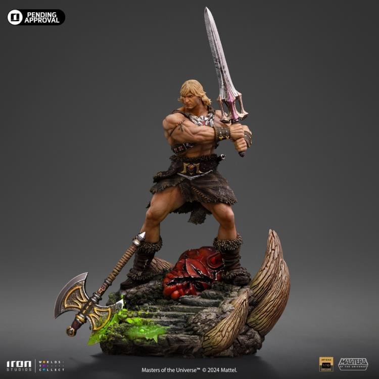 Masters of the Universe He-Man Unleashed 1/10 Deluxe Art Scale Limited Edition Statue Gallery Image 6