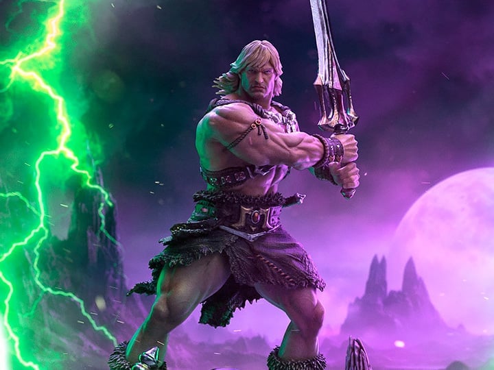 Masters of the Universe He-Man Unleashed 1/10 Deluxe Art Scale Limited Edition Statue Gallery Image 1
