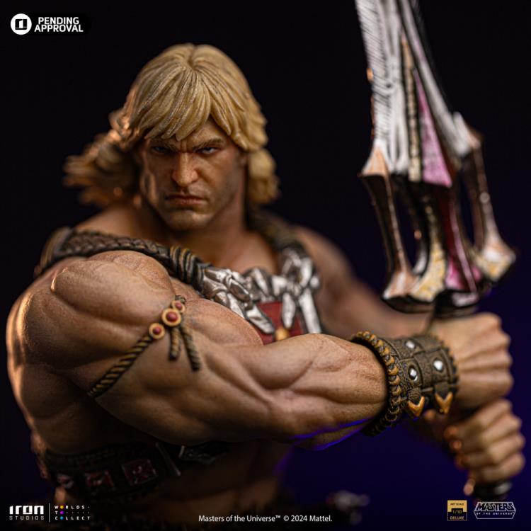 Masters of the Universe He-Man Unleashed 1/10 Deluxe Art Scale Limited Edition Statue Gallery Image 10