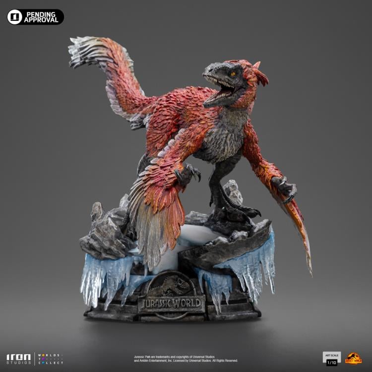 Jurassic World: Dominion Pyroraptor 1/10 Art Scale Limited Edition Statue Gallery Image 6