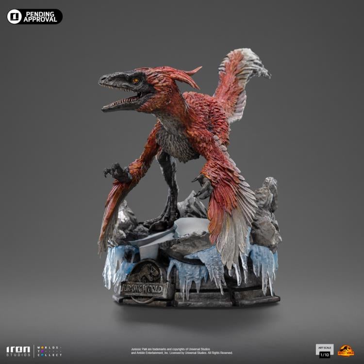 Jurassic World: Dominion Pyroraptor 1/10 Art Scale Limited Edition Statue Gallery Image 7