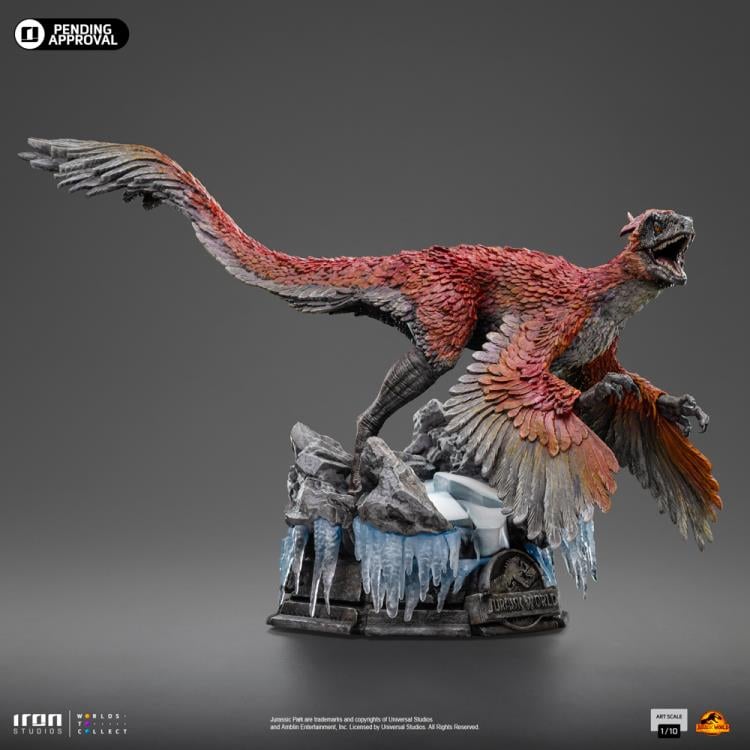 Jurassic World: Dominion Pyroraptor 1/10 Art Scale Limited Edition Statue Gallery Image 5