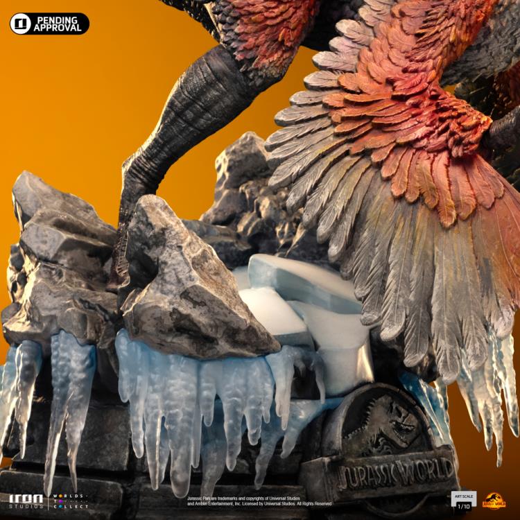 Jurassic World: Dominion Pyroraptor 1/10 Art Scale Limited Edition Statue Gallery Image 11