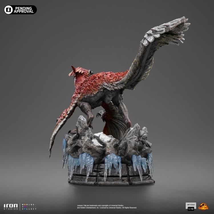 Jurassic World: Dominion Pyroraptor 1/10 Art Scale Limited Edition Statue Gallery Image 8