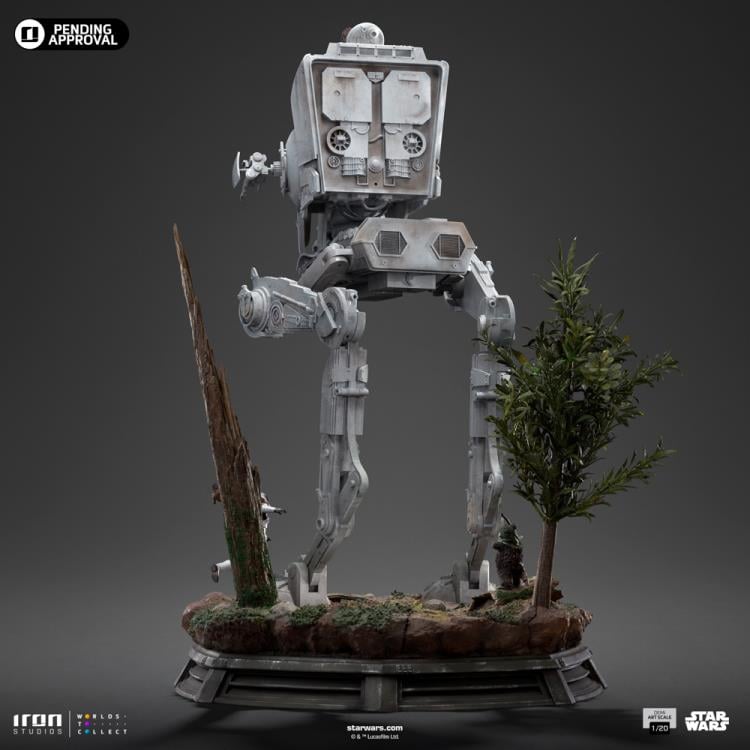 Star Wars: Return of the Jedi AT-ST and Chewbacca 1/20 Demi Art Scale Limited Edition Statue Gallery Image 8