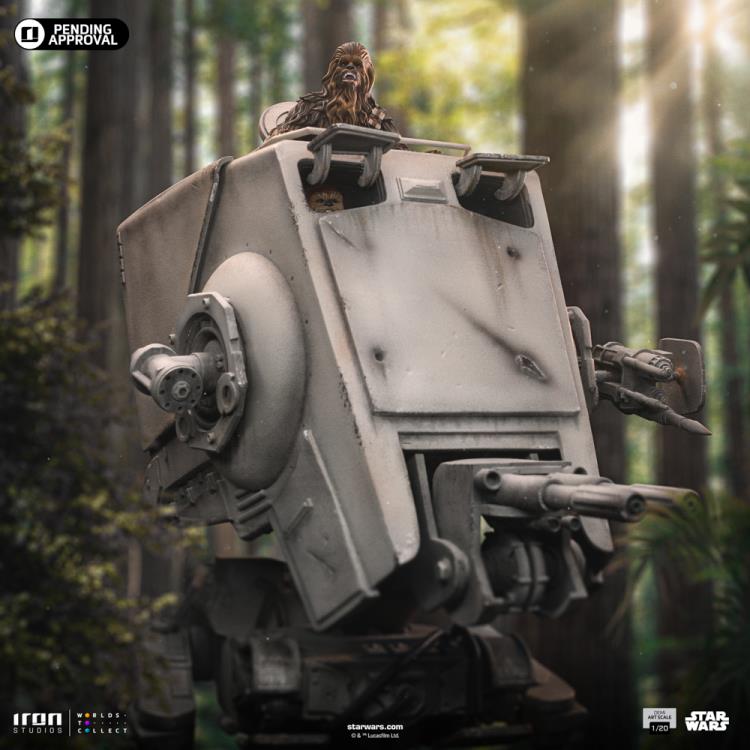 Star Wars: Return of the Jedi AT-ST and Chewbacca 1/20 Demi Art Scale Limited Edition Statue Gallery Image 4