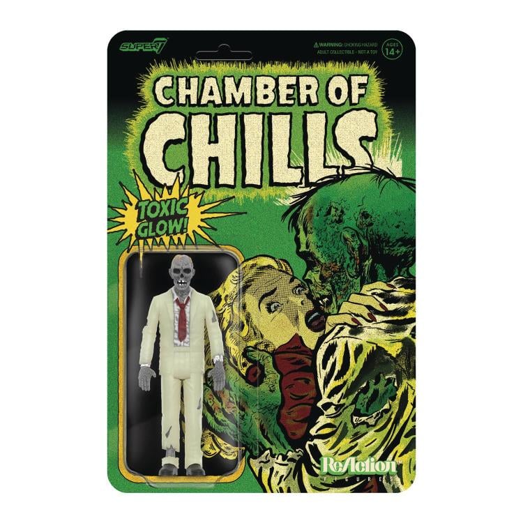 Pre-Code Horror ReAction Heartless Zombie (Glow-in-the-Dark) PX Previews Exclusive Action Figure Gallery Image 5