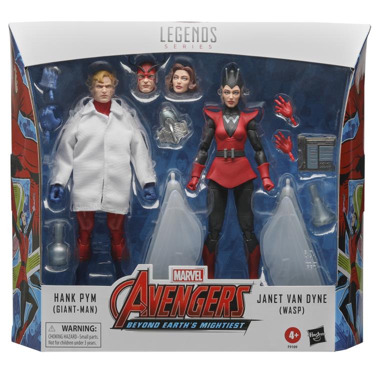 Avengers: Beyond Earth's Mightiest Marvel Legends Hank Pym (Giant-Man) & Janet Van Dyne (Wasp) Action Figure Two-Pack Gallery Image 17