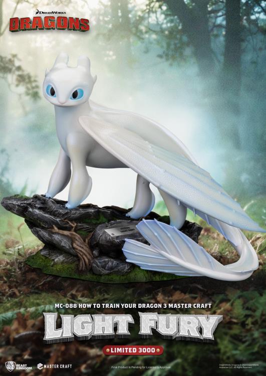 How to Train Your Dragon: The Hidden World Master Craft MC-088 Light Fury Limited Edition Statue Gallery Image 3