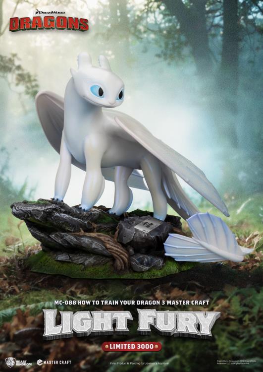 How to Train Your Dragon: The Hidden World Master Craft MC-088 Light Fury Limited Edition Statue Gallery Image 4