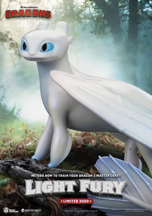 How to Train Your Dragon: The Hidden World Master Craft MC-088 Light Fury Limited Edition Statue Gallery Image 8