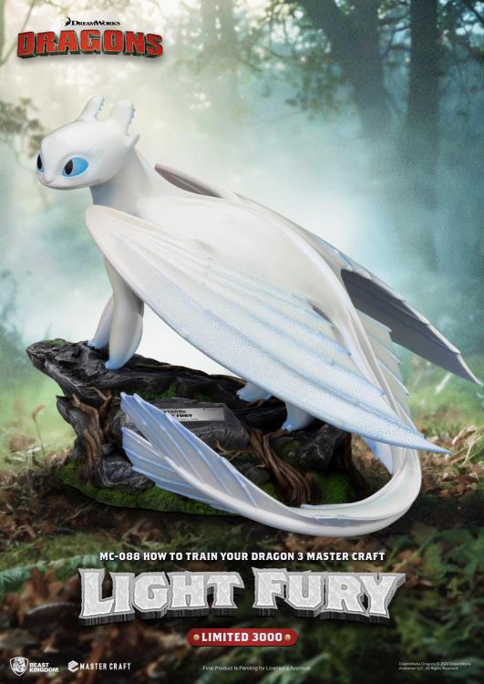 How to Train Your Dragon: The Hidden World Master Craft MC-088 Light Fury Limited Edition Statue Gallery Image 5