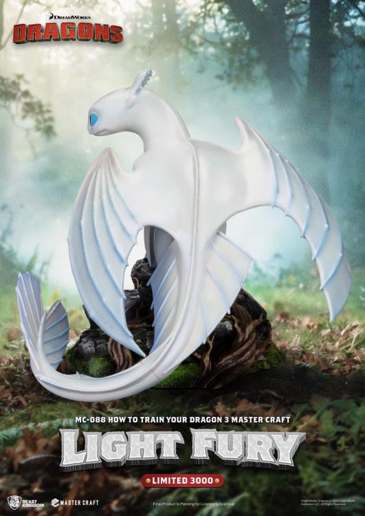 How to Train Your Dragon: The Hidden World Master Craft MC-088 Light Fury Limited Edition Statue Gallery Image 6