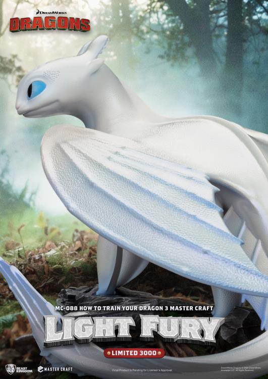 How to Train Your Dragon: The Hidden World Master Craft MC-088 Light Fury Limited Edition Statue Gallery Image 9
