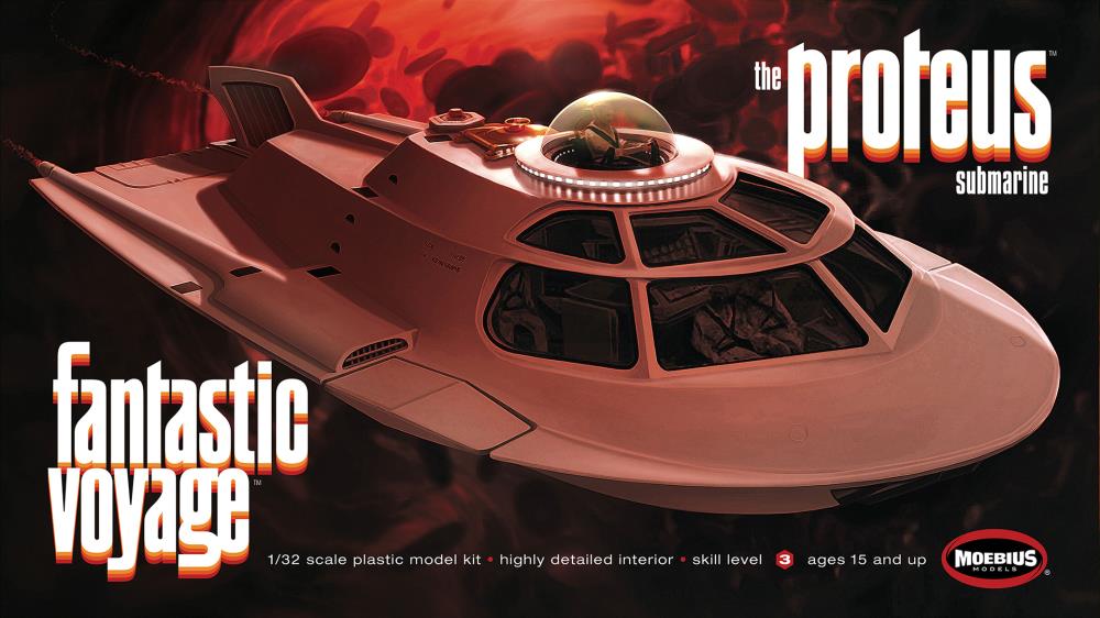 Fantastic Voyage 1/32 Scale Model Kit - Proteus Gallery Image 3