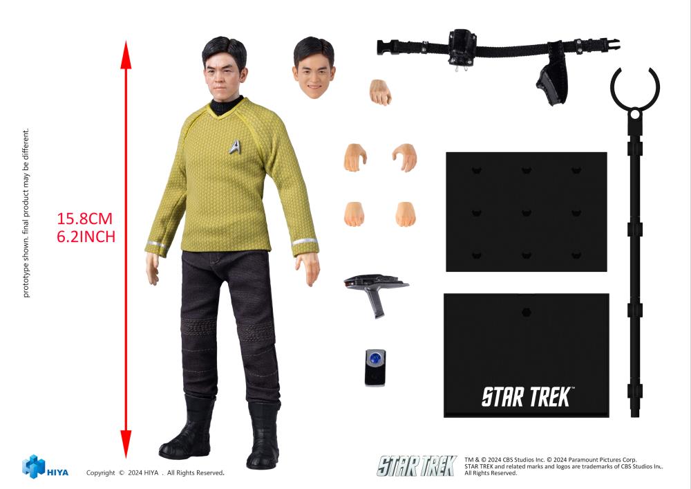Star Trek (2009) Exquisite Super Series Hikaru Sulu 1/12 Scale PX Previews Exclusive Action Figure Gallery Image 15