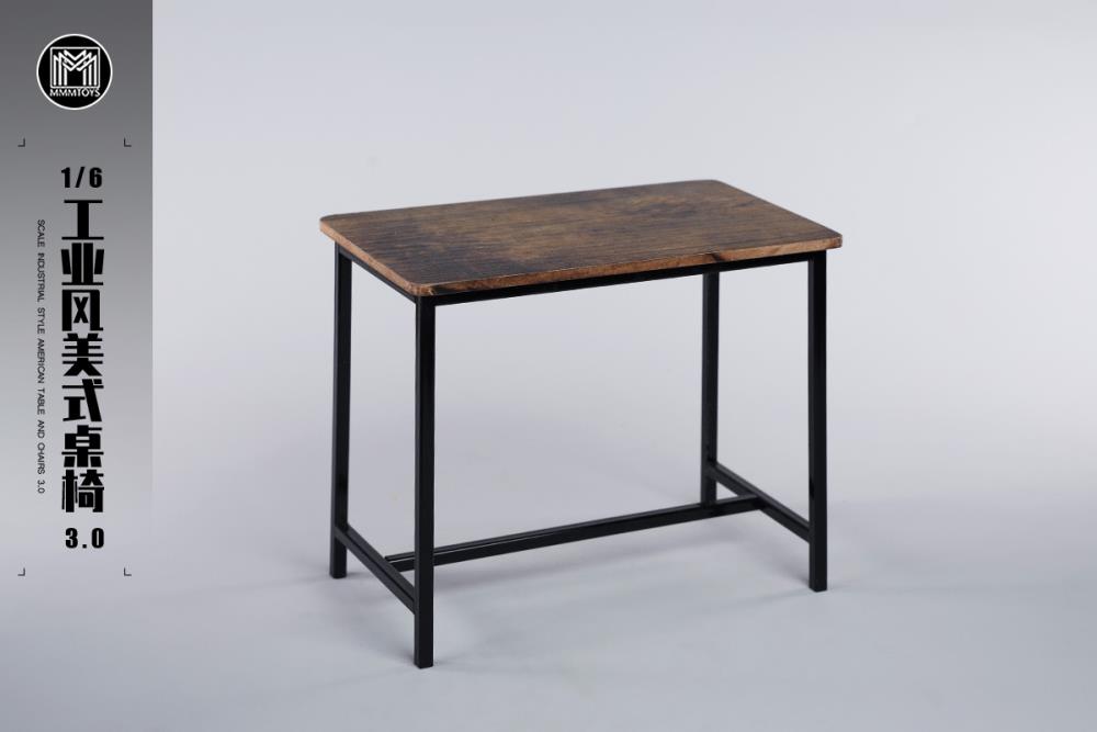 Industrial Style American Table and Chairs 3.0 1/6 Scale Accessory Gallery Image 10