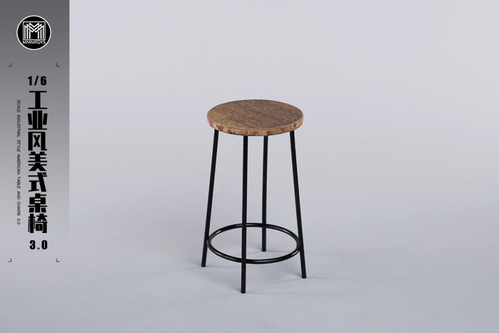 Industrial Style American Table and Chairs 3.0 1/6 Scale Accessory Gallery Image 9