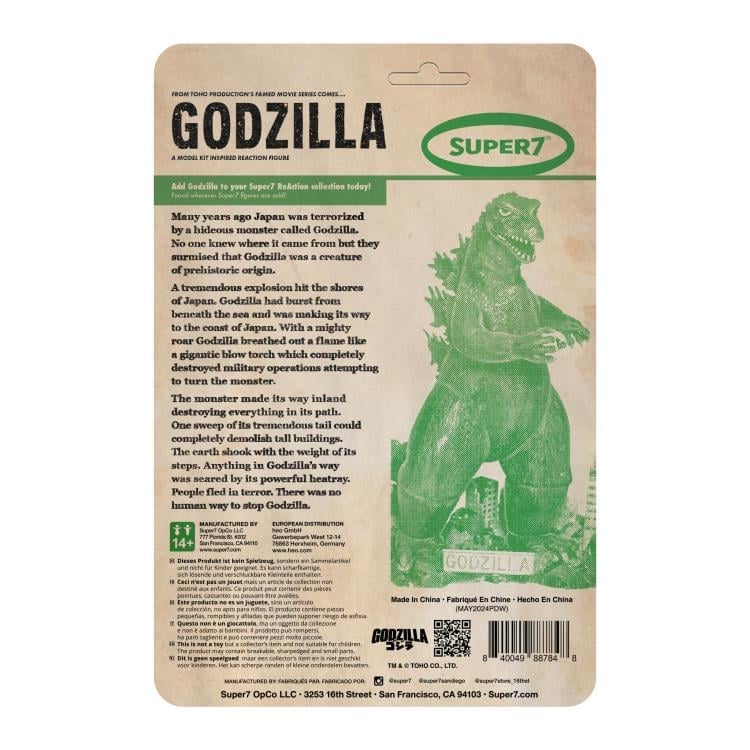 Toho ReAction Godzilla (Model Kit on Card Ver.) Action Figure Gallery Image 6