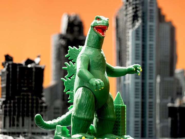 Toho ReAction Godzilla (Model Kit on Card Ver.) Action Figure Gallery Image 1