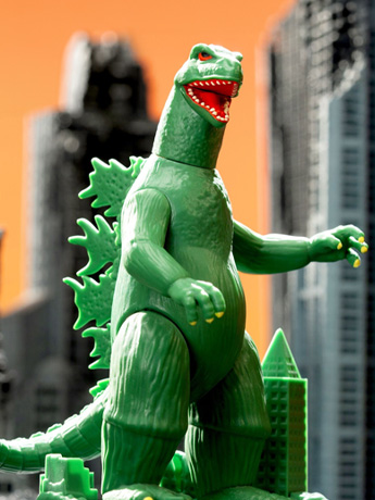 Toho ReAction Godzilla (Model Kit on Card Ver.) Action Figure Gallery Image 2