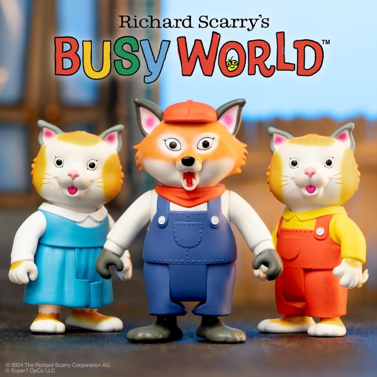 Richard Scarry's Busy World ReAction Sally Cat Action Figure Gallery Image 7