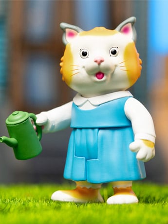 Richard Scarry's Busy World ReAction Sally Cat Action Figure Gallery Image 2