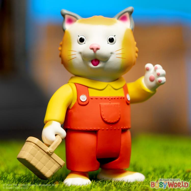Richard Scarry's Busy World ReAction Huckle Cat (Picnic) Action Figure Gallery Image 3