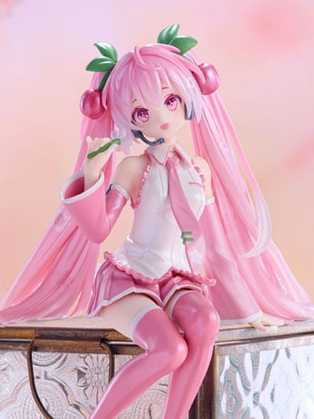 Vocaloid Sakura Miku (2024 Pearl Color Ver.) Noodle Stopper Figure