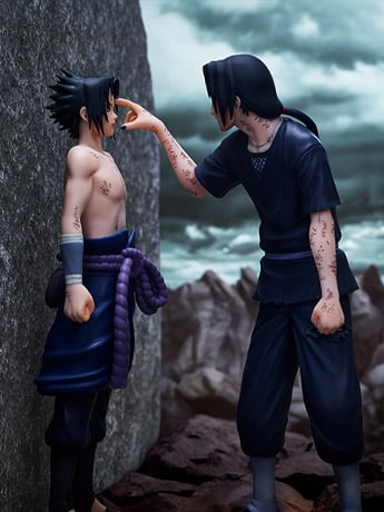 BANDAI Reviable Moment うちはサスケ&イタチ Naruto: Shippuden Revible Moment Ichibansho Sasuke Uchiha & Itachi