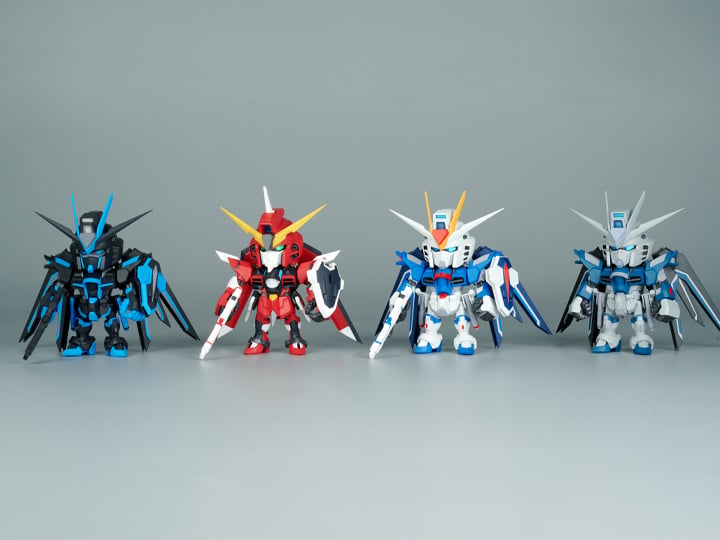 Mobile Suit Gundam SEED Freedom QMSV Mini Gundam Box of 8 Random